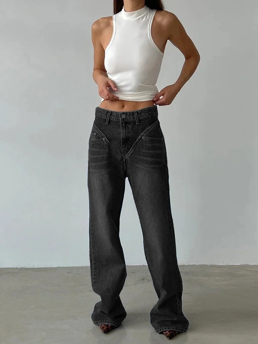 Denira Jeans - Loose Fit Denim Pants