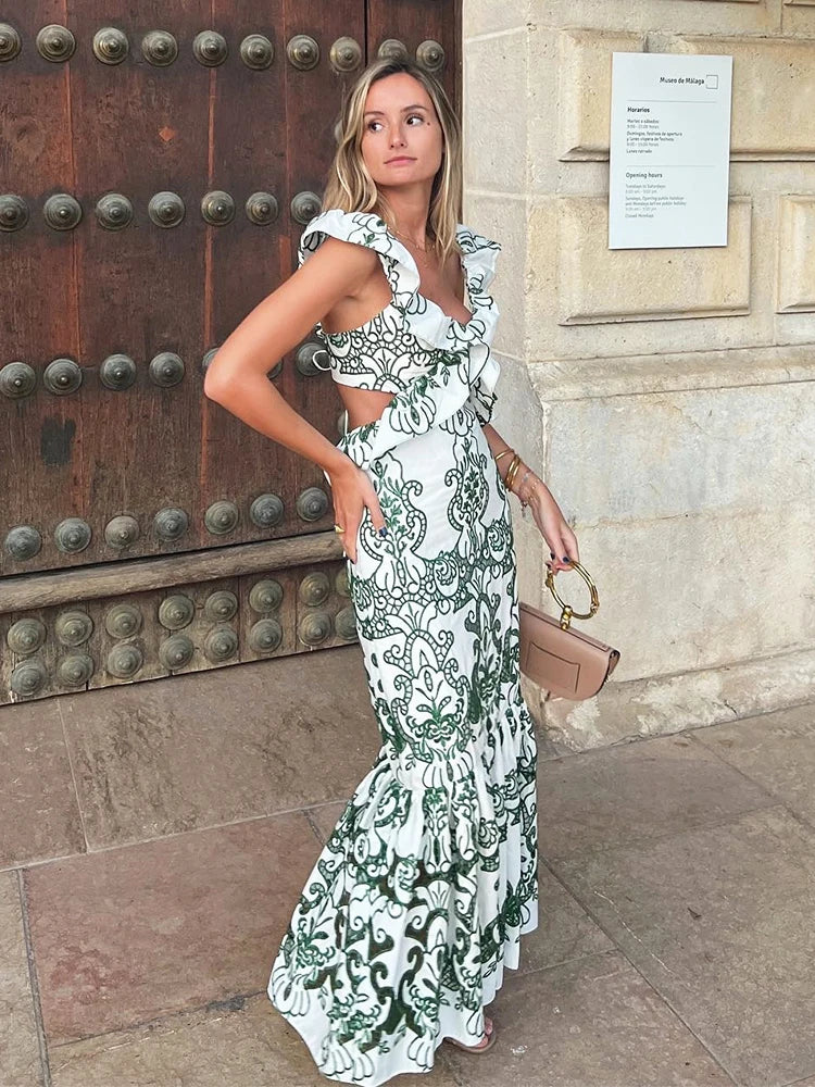 Foridol Sommerkleid mit Blumenstickerei