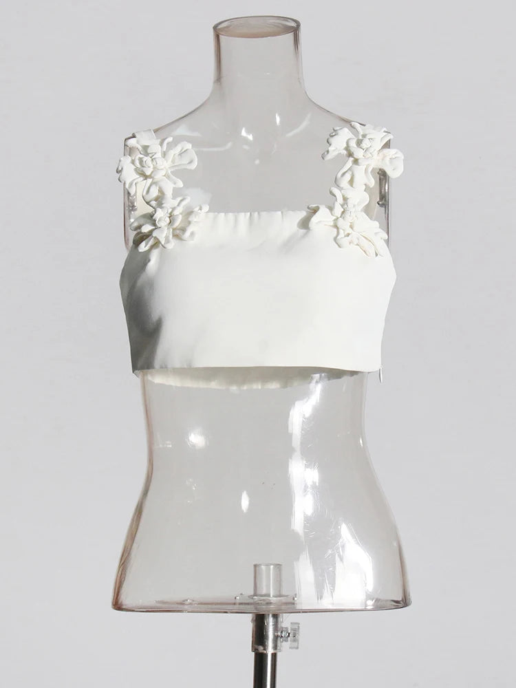 Lyra – Two-piece A-line summer set with appliqués 