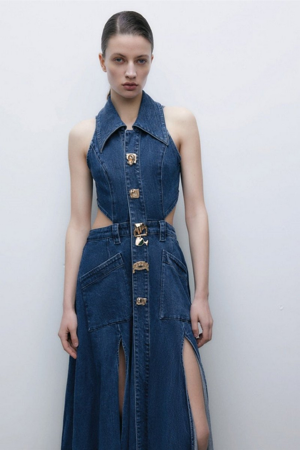 Savanna Blue Denim Dress