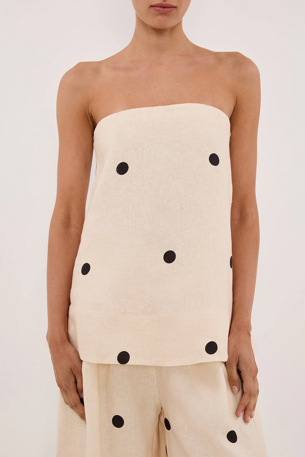 Côte d'Azur Set – Two-piece strapless summer outfit 