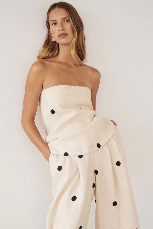 Côte d'Azur Set – Two-piece strapless summer outfit 