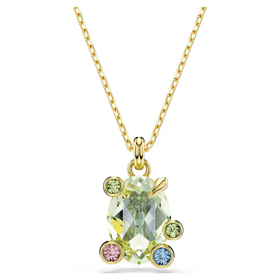 Crystal Drop – Edelstahl-Halskette mit Tropfenanhänger