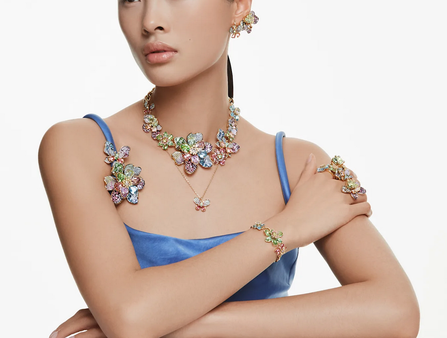 Floralux Kristallblüten – Statement Ring