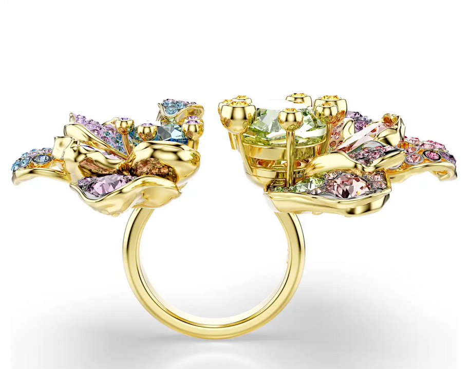 Floralux Crystal Flowers – Statement Ring