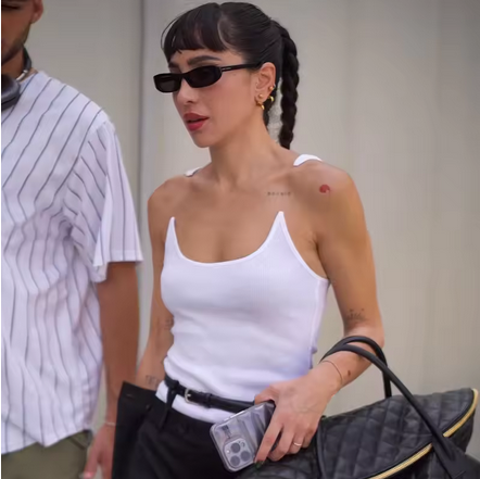 Nyra – Rib-knit top with invisible straps