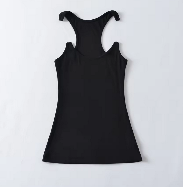 Nyra – Rib-knit top with invisible straps