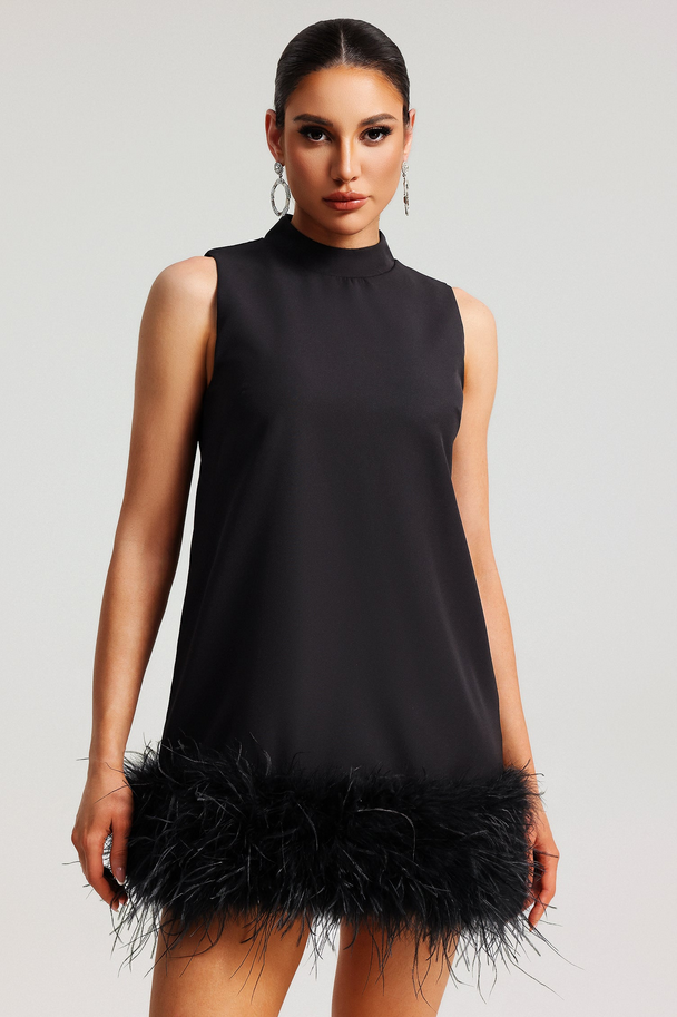 Name: Selena – Featherweight A-line dress with tassels for women 