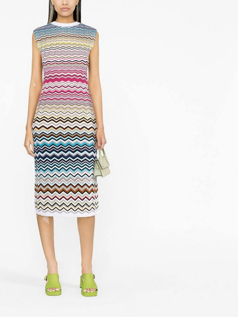 Misani Dress – Klassisches Rainbow