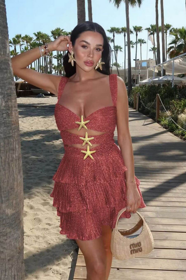 VIVA GLOW – Glamouröses Kleid mit Cutouts