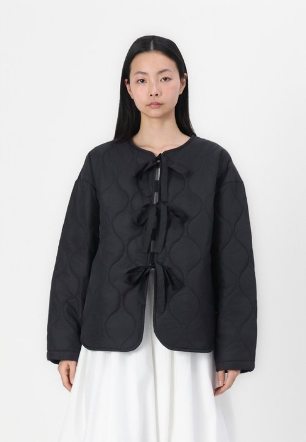 Viola - Jacket Moderne Steppjacke Schwarz
