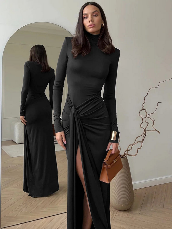 Paula - turtleneck dress 