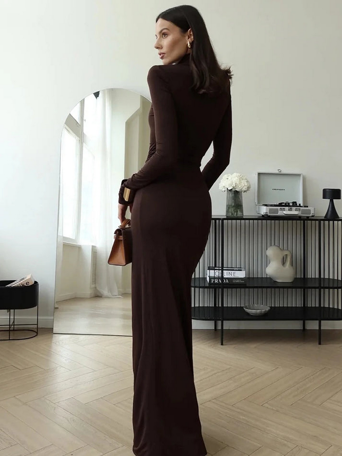 Paula - turtleneck dress 