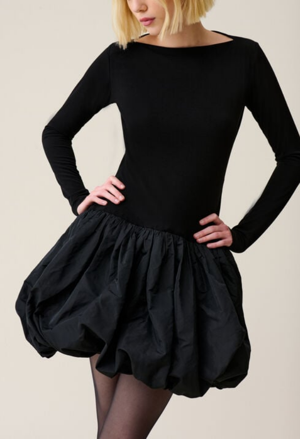 Elena - Voluminös Elegantes Kleid