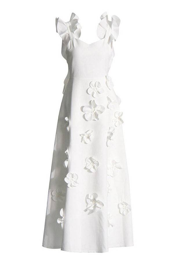 Elegant Summer Flair sleeveless maxi dress 