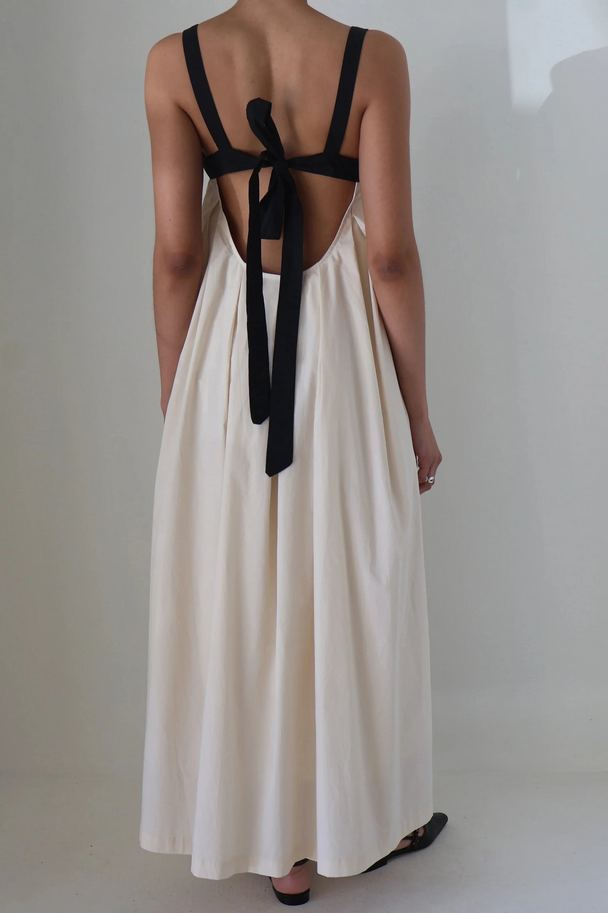 Aureli Maxi – Elegantes Patchwork-Kleid