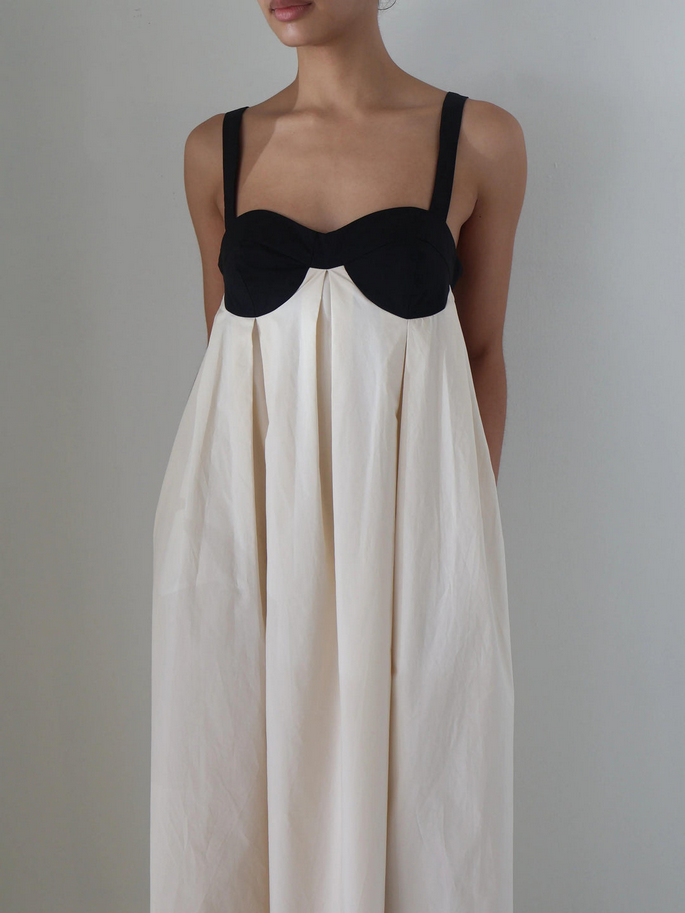 Aureli Maxi – Elegant patchwork dress