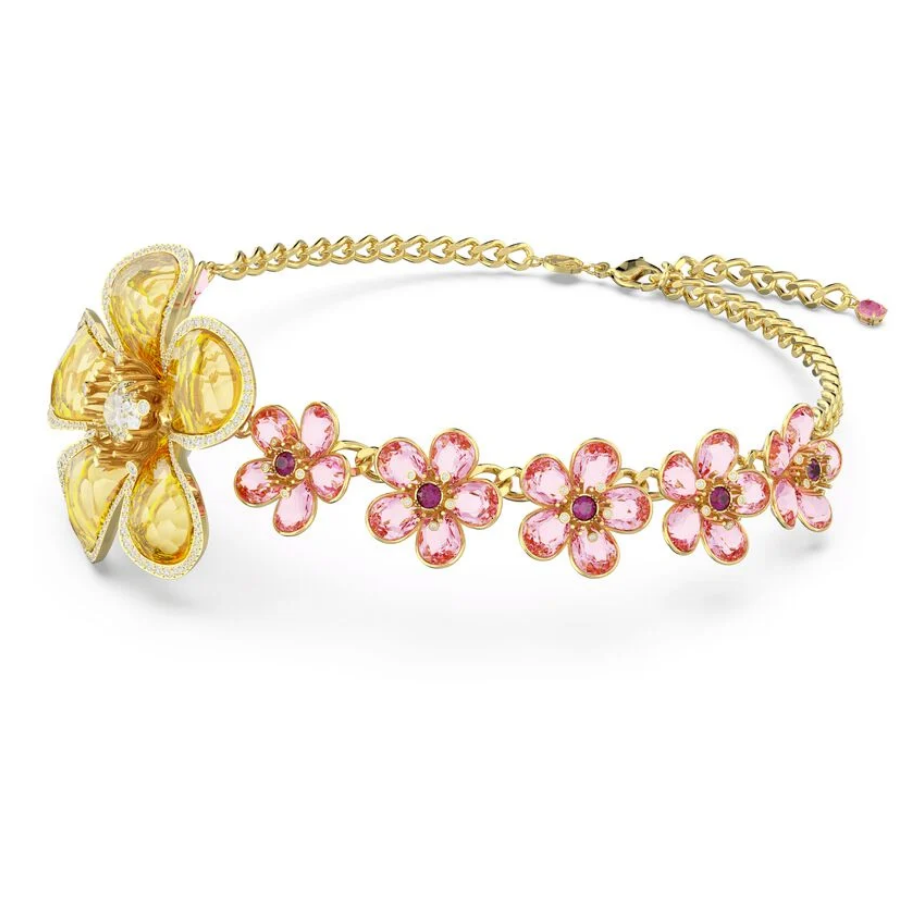 Bloom Éclat – Luxuriöse Blütenkristall-Kette