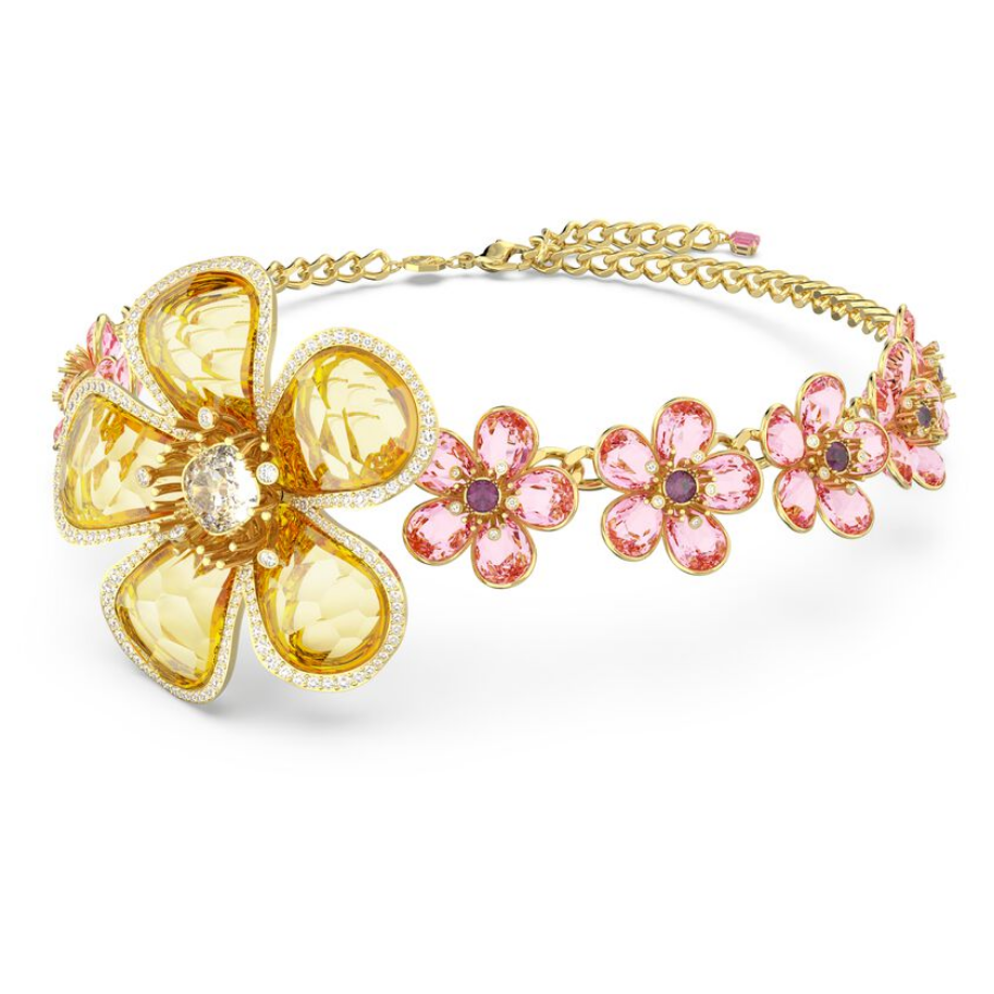 Bloom Éclat – Luxuriöse Blütenkristall-Kette