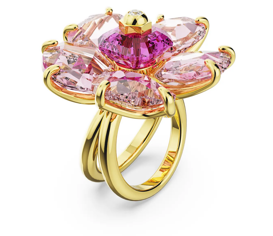 Bloom Éclat – Kristallring mit Blütenmotiv