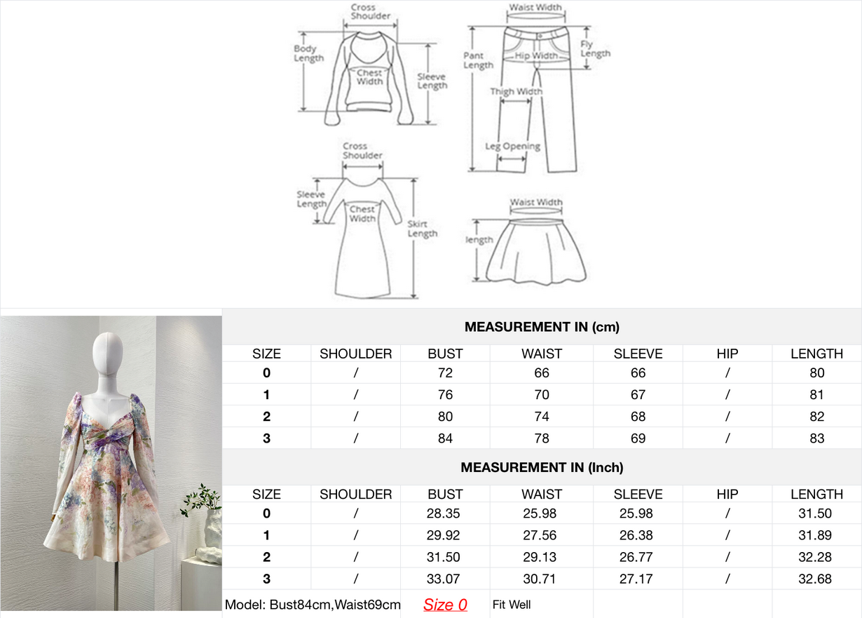 Hydrangea Blossom – 2025 mini linen dress with floral print
