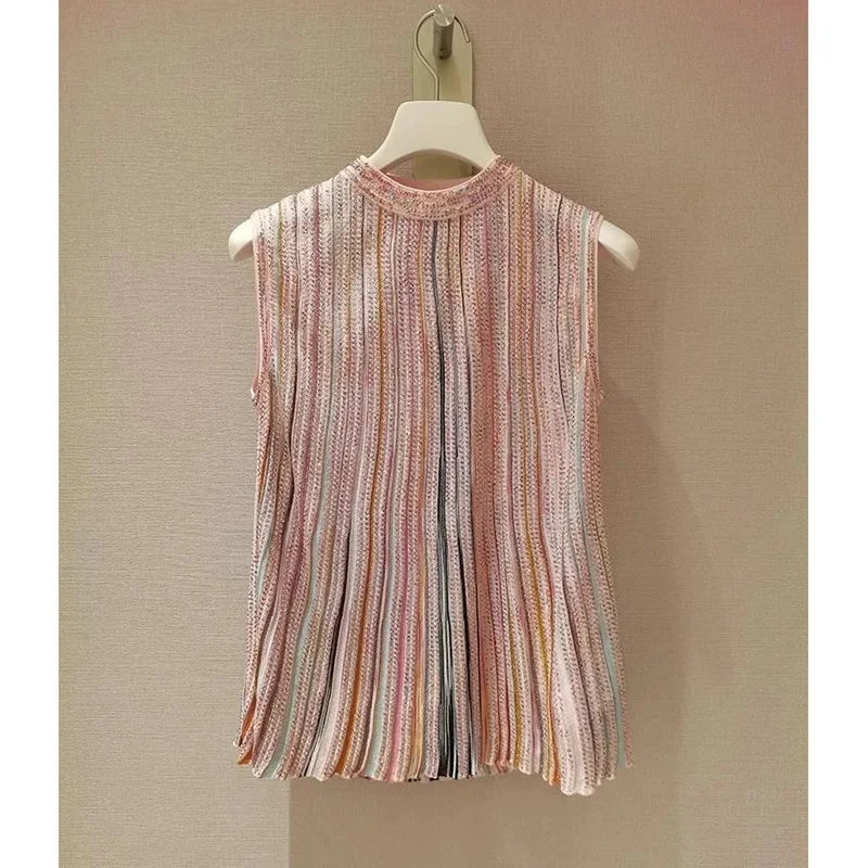 Kora – Gestreiftes Ärmelloses Top