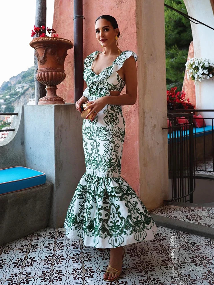 Foridol Sommerkleid mit Blumenstickerei