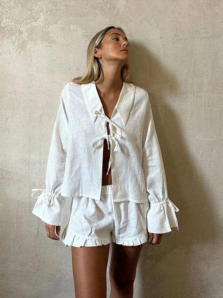 Linen Glow Set – Sommerlicher Zweiteiler