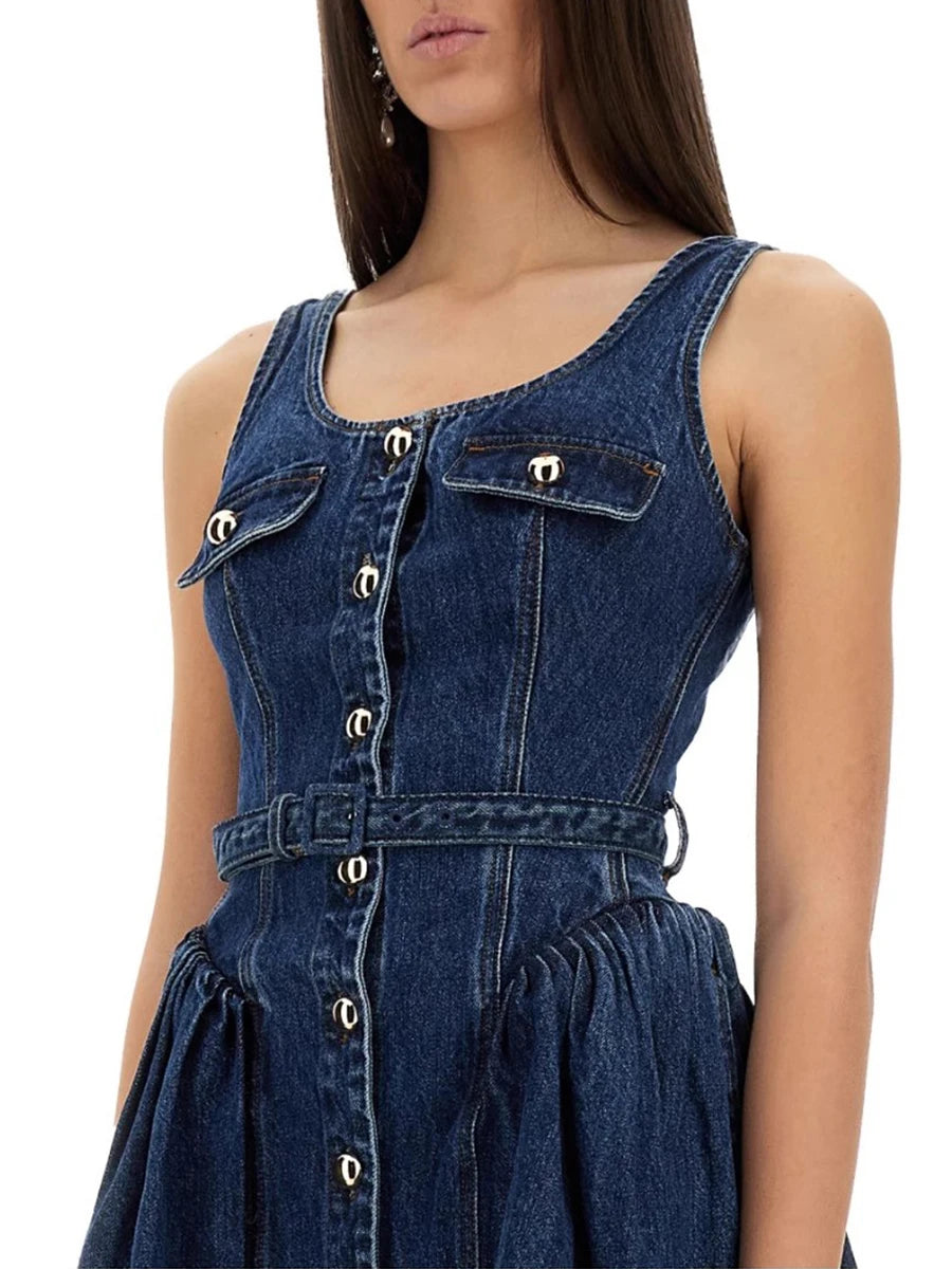 Elowen – Vintage Patchwork Empire Dress