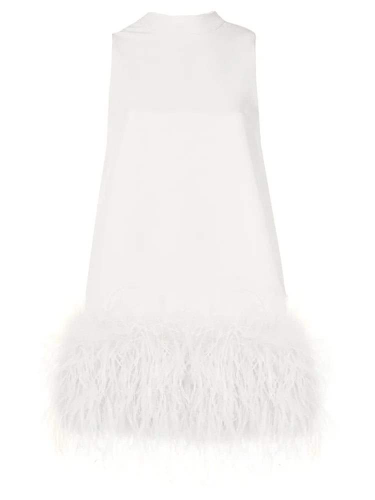 Name: Selena – Featherweight A-line dress with tassels for women 