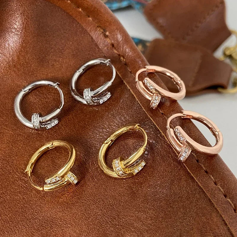 Nivara Hoops – 925 sterling silver hoop earrings