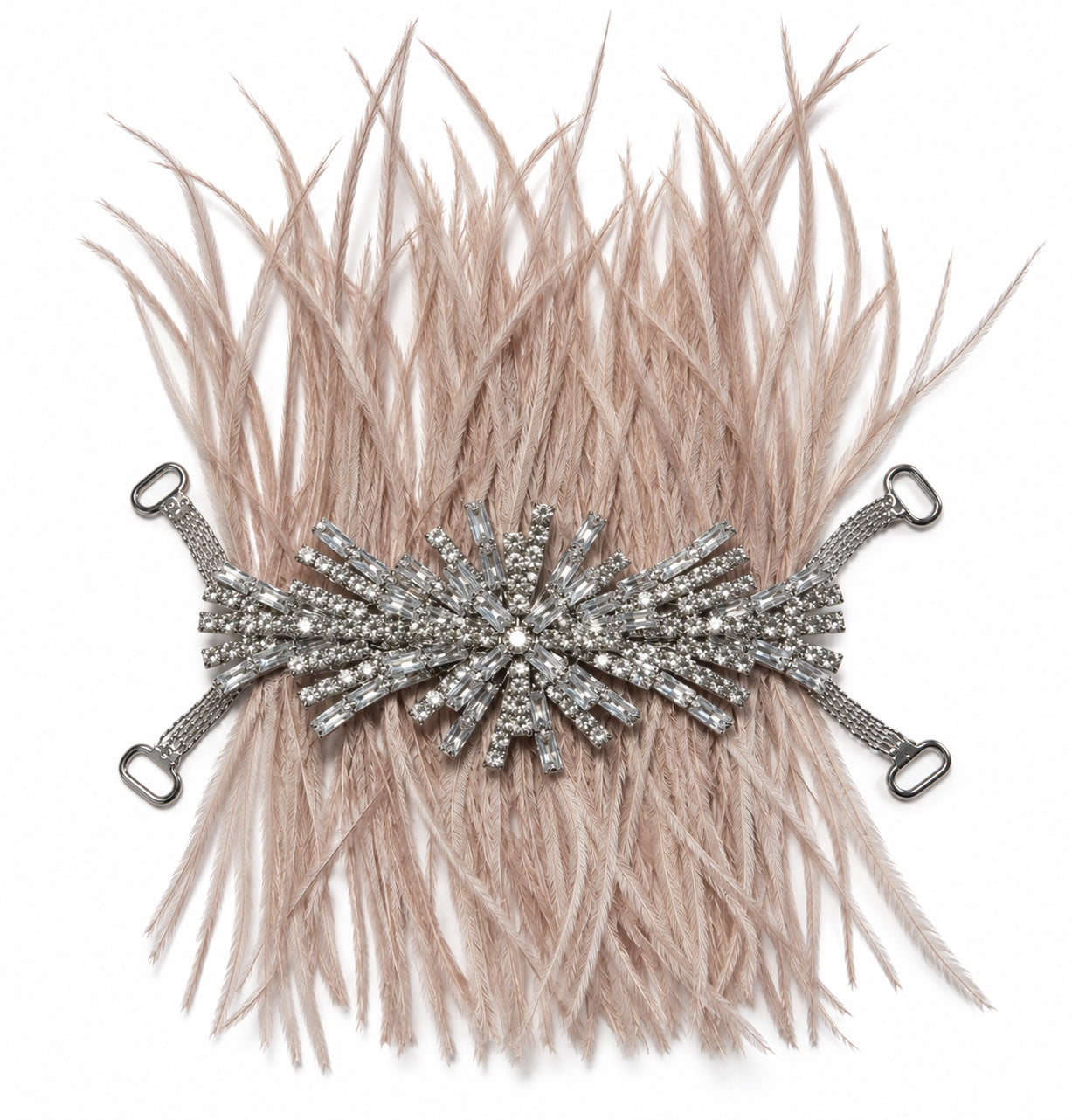Champagne Feather Dream – Crystal Silver