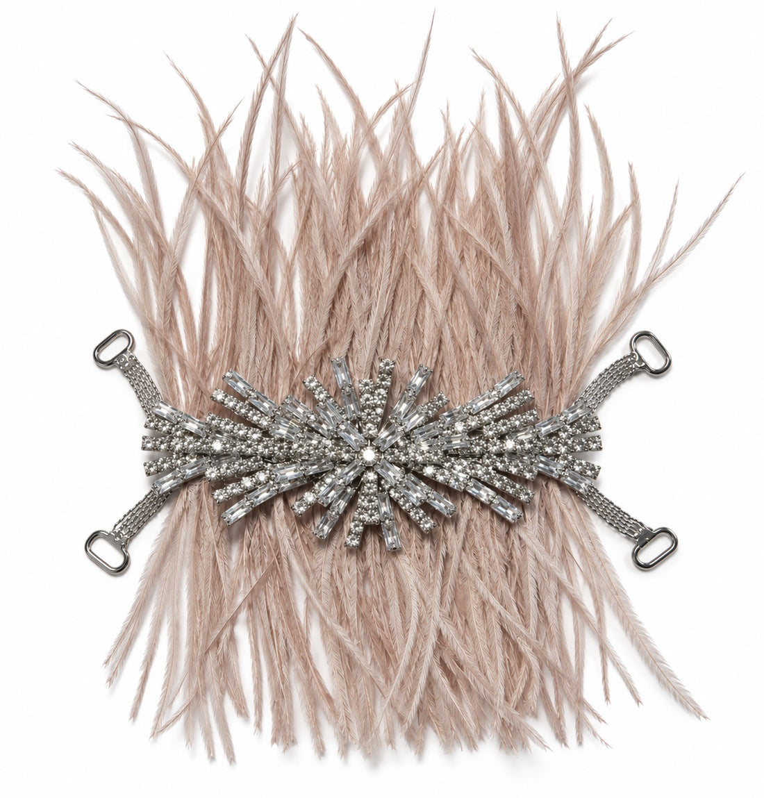 Champagne Feather Dream – Crystal Silver