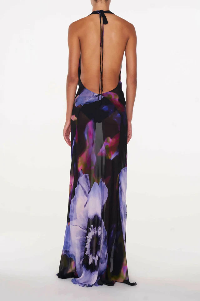 MIDNIGHT BLOOM – Maxi dress 