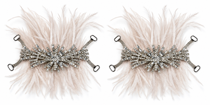 Pure White Feather Dream – Crystal Silver