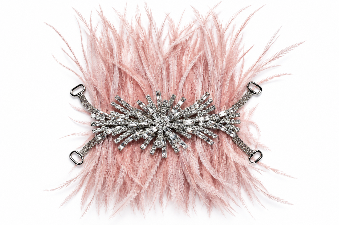 Blush Feather Dream – Crystal Silver