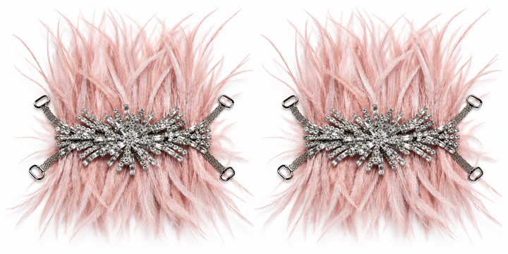 Blush Feather Dream – Crystal Silver