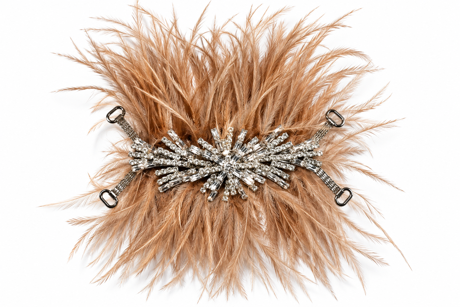 Caramel Feather Dream – Crystal Silver