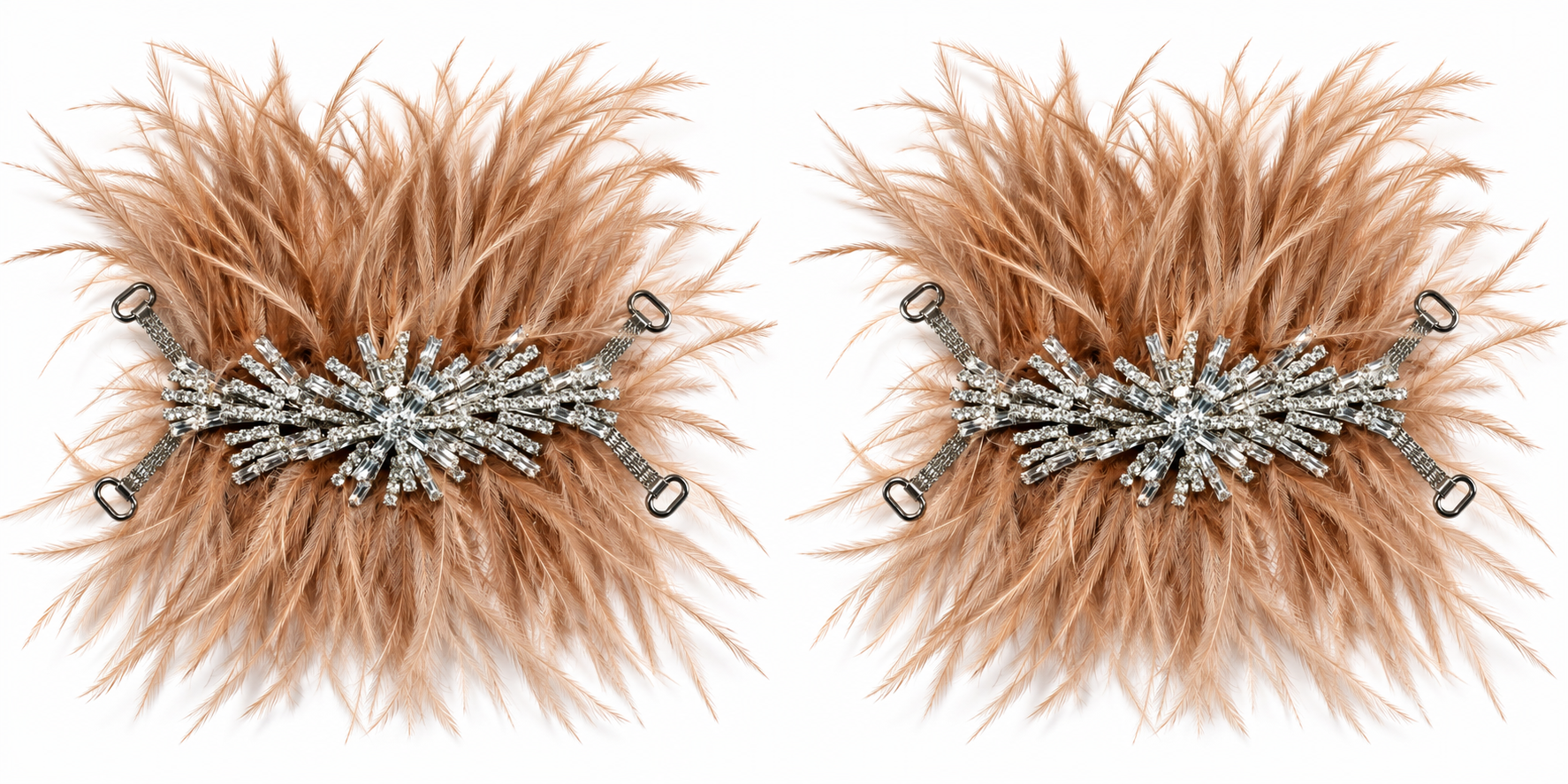 Caramel Feather Dream – Crystal Silver