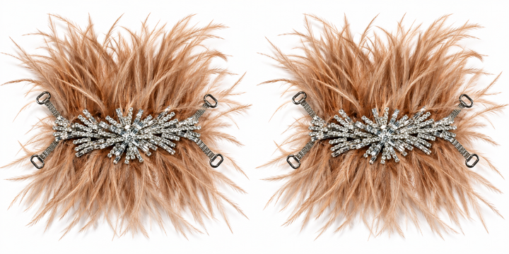 Caramel Feather Dream – Crystal Silver