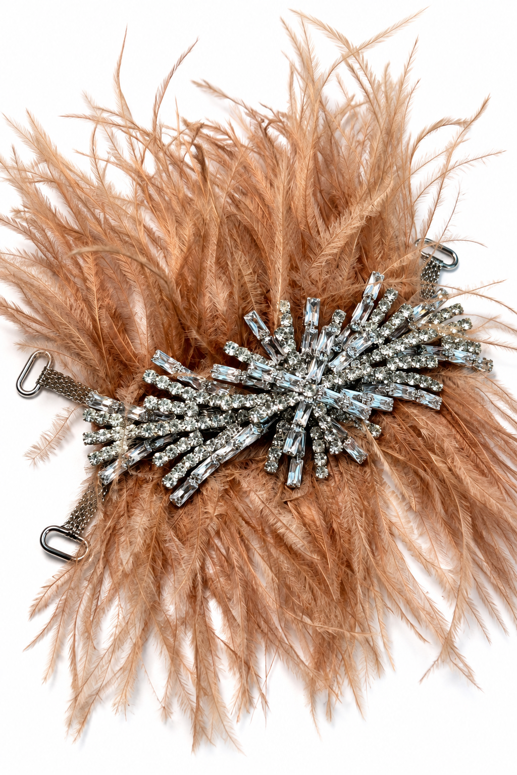 Caramel Feather Dream – Crystal Silver