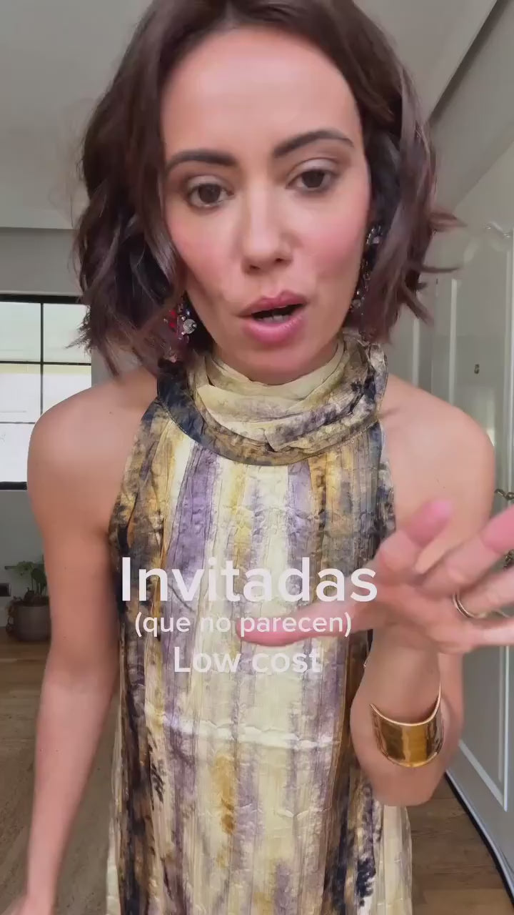 Aura Dye Maxi – Halterneck Sommerkleid