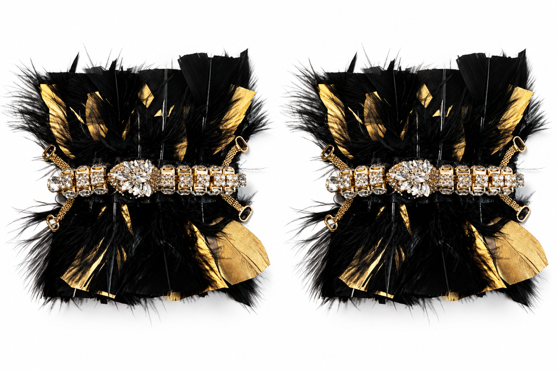 Midnight Feather Majesty – Black Gold