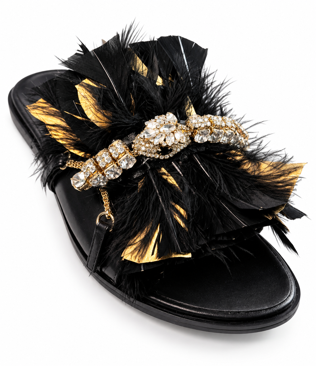Midnight Feather Majesty – Black Gold